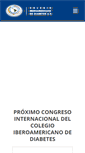 Mobile Screenshot of diabetesiberoamerica.com